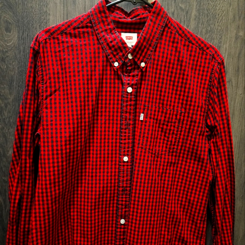 levis long sleeve dress shirt
